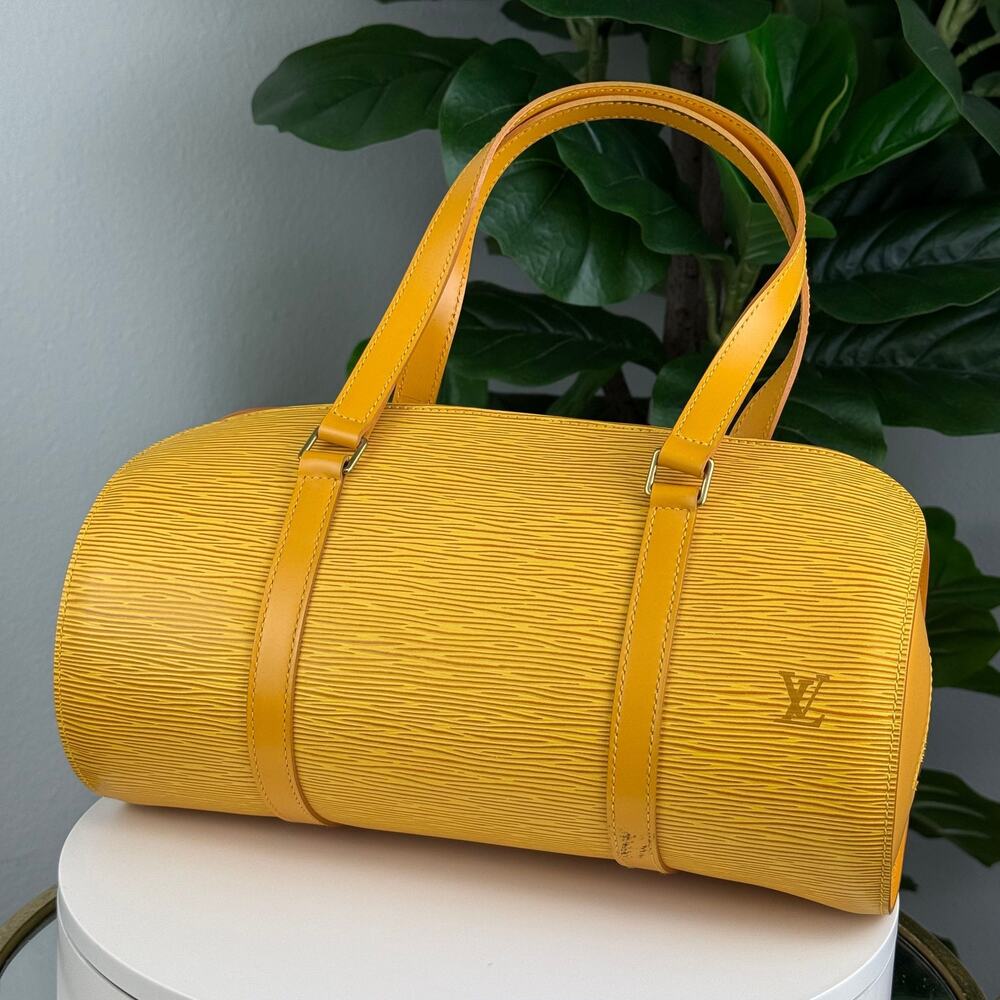 💎✨ Authentic LOUIS VUITTON Epi Tassil  Soufflot Bag